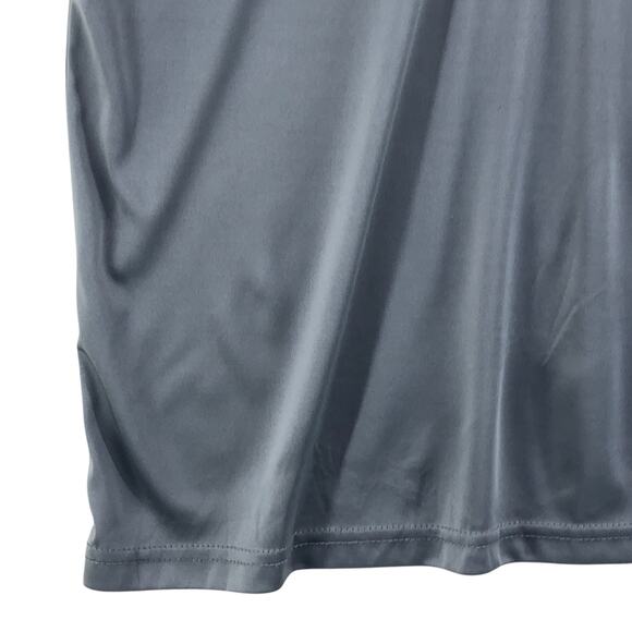 Collars & Co Mens Size 2X Polo Shirt Dress Collar Short Sleeve Polyester Grey - Picture 4 of 16